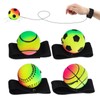 LEOINAER Pack of 4 Wrist Return Ball with String, Springball,