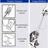 VOANZO Fishing Hook Remover, Squeeze-Out Fish Hook Separator Tools, Fishing