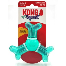 KONG Dental Squeezz Roller Bone XS/Sm Teeth Cleaning Dog ChewToy