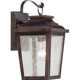 Minka Lavery Outdoor Wall Light 72171-189 Irvington Manor Aluminum Exterior Wall Lantern, 40 Watts, Bronze