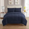 Sweet Home Collection 7 Piece Comforter Set Bag Solid Color