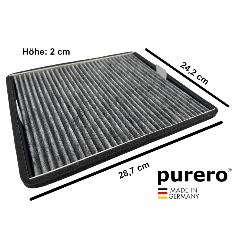 purero Activated Carbon Filter - Replacement Filter for Miele DKF