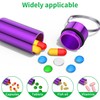 Waterproof Aluminum Pill Box - 3pcs Pocket Pill Case -