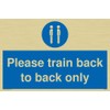 Please train back to back only