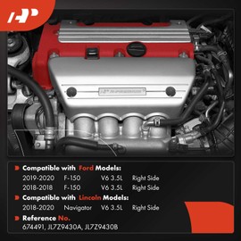 A-Premium Right Side Exhaust Manifold Kit [3.5L] Compatible with Ford F-150 F150 & Lincoln Navigator, 2018 2019 2020