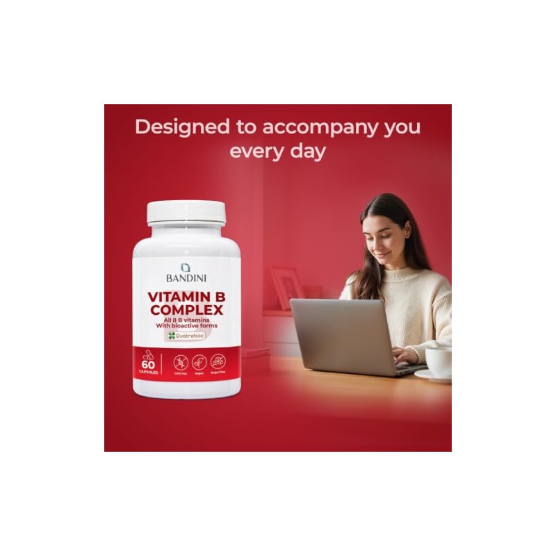 Bandini® Vitamin B Complex High Strength | 60 Capsules (2