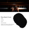 Piano Bench Cover Gold Velvet Non Slip Anti Pilling Soft