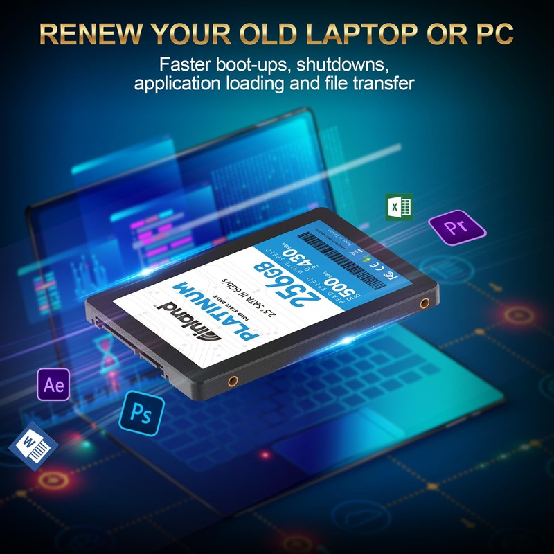 Inland Platinum 256GB SSD SATA III 6Gb/s 2.5" 7mm TLC