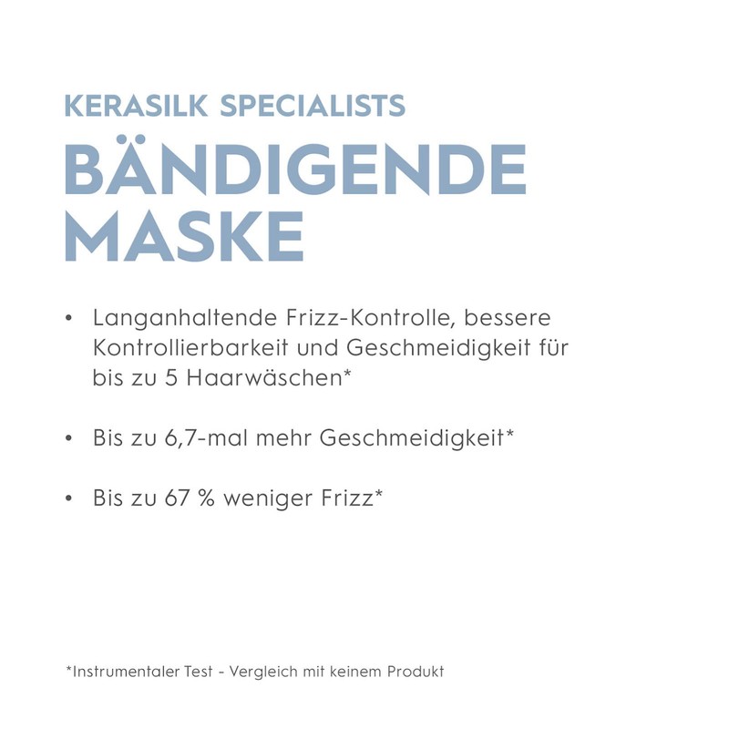 Kerasilk Specialist, Taming Hair Mask for Unruly and Frizzy Hair,