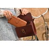 Gusti Saddle Bag Leather Handlebar Bag Leather Anti-Theft Bicycle Tool