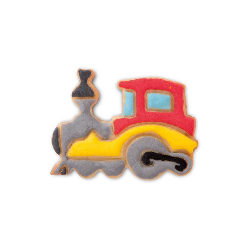 Staedter Locomotive Cookie Cutter, 8 cm, Stainless Steel, 30 x