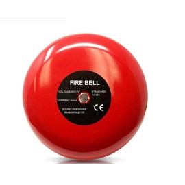 Fire Alarm Bell, 12 Volt dc, UL, 6", UL Listed