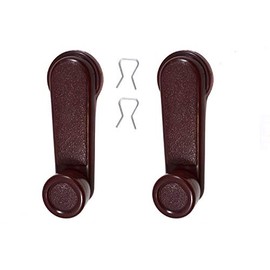 PT Auto Warehouse NI-1091L-DP - Window Crank Handle, Red - Left/Right Pair