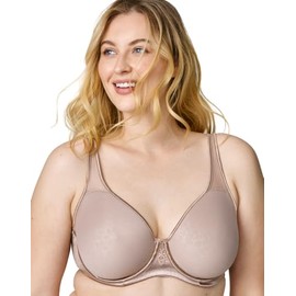 Wonderbra Womens Plus Support Underwire Full Coverage Bra, TOFFEE JACQUARD, 42C US