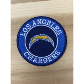 LOS ANGELES CHARGERS EMBROIDERED IRON ON PATCH 3” DIAMETER FREE SHIPPING