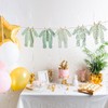 Sage Green Baby Shower Banner Decor with Ribbon Bows 5