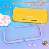DLseego Case for Switch Lite, Anti Scratch Frosted Translucent White