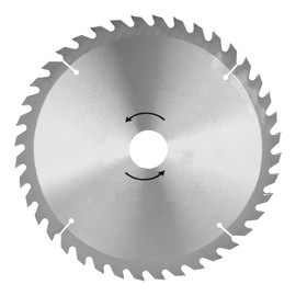 HM Circular Saw Blade 230 x 30 mm - 40 Teeth for Wood & Plastic, Compatible with All Standard Circular Saws such as Table Saw, Hand Circular Saw & Wood Saw, Includes Reducing Rings