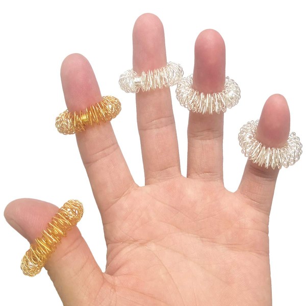 12 Packs Spiky Sensory Finger Rings ,Fidget Rings Kids Teens & Adults Silent Stress Reducer & Massager for Fidget ADD ADHD OCD Autism