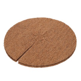ecosoul Coconut Disc Coconut Mat for Flower Pots, Tubs, Frost Protection, Winter Protection Cover, Root Protection with Opening in 4 Sizes (Diameter 37 cm)