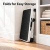 Adjustable 1-Step Stool for Reaching Shelves - Foldable Non-Slip Platform,