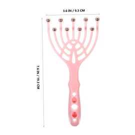 Outanaya Portable Handheld Scalp Massager Tool with Nine Claw Design for and Relaxation Plastic Construction for Home and Office Use Promotes Blood Flow and Alleviates Tension