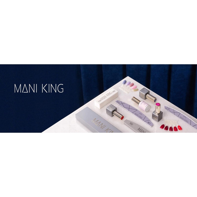 MANI KING ROYAL 25pcs Professional Nail File Half Moon Be