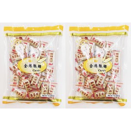 Chinese Crispy Peanut Candy, Traditional Style, 7oz (200g), Pack of 2 金絲酥糖