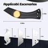 2PCS Black Fixed Blade Roofing Knife, Heavy Duty Utility Knife