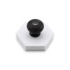 Infinity Decor Ebonised Reeded Wooden Beehive Large Cupboard Knob Interior