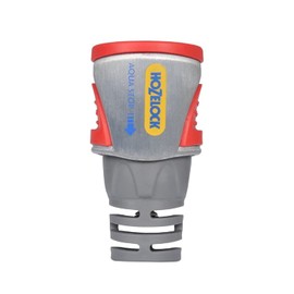 HOZELOCK - Aquastop Hose Connector Pro ø 12.5mm - 15mm (1/2"- 5/8") Soft Touch: Aquastop, Watertight, Non-slip, Good Hose Grip, Robust Metal Housing, Flexible [2035P0000]