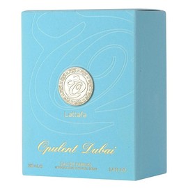 Lattafa Opulent Dubai Eau de Parfum - Citrus Fruity Floral Woody Scent for Unisex 3.4 oz Long Lasting Fragrance