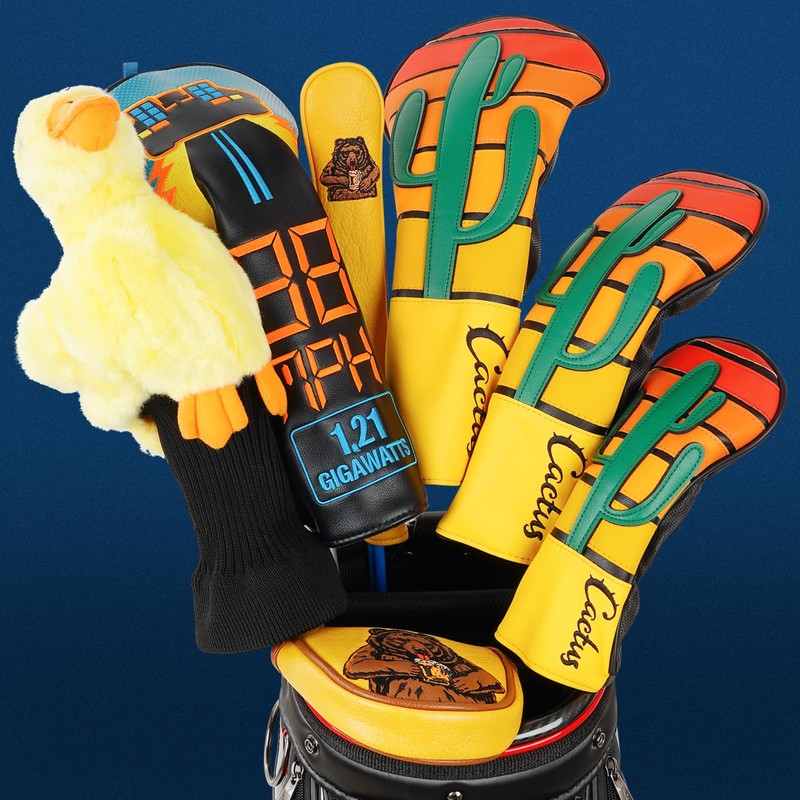 LZFAN Golf Club Head Cover Golf Head Cover Fairway Wood