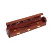 Bramble & Jones Leaf-Solid Wood Wooden Incense Joss Sticks Storage