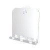 Anti Fog Shower Mirror Fogless Bathroom Shave Mirror Acrylic Shatterproof