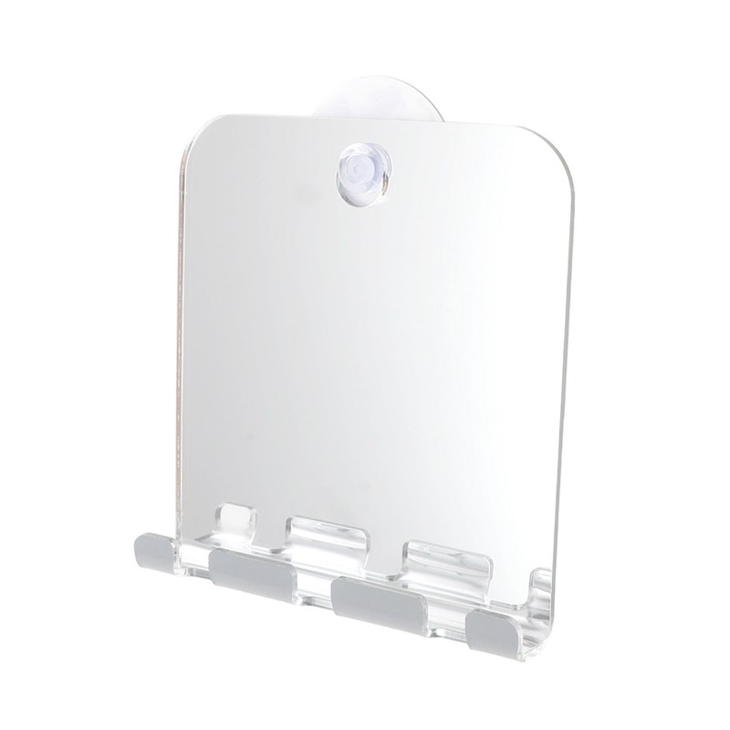 Anti Fog Shower Mirror Fogless Bathroom Shave Mirror Acrylic Shatterproof