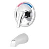 Pfister R890100 Pfirst Series 1-Handle Tub Only Trim, Polished Chrome