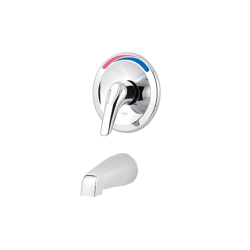 Pfister R890100 Pfirst Series 1-Handle Tub Only Trim, Polished Chrome