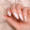 Artdone White Pearl Chrome Nail Powder Iridescent Mirror Pigment