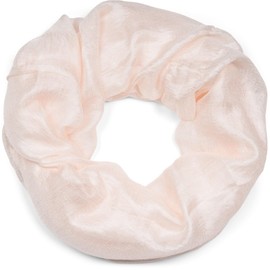 Stylebreaker 01017063 Loop Scarf - Light and Silky Plain Colours - Cream-Beige