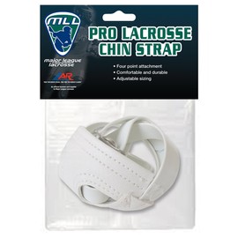 A&R Sports MLL Pro Chin Cup Strap White