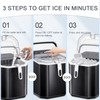 Antarctic Star Countertop Ice Maker with S/L Bullet Ice, 28