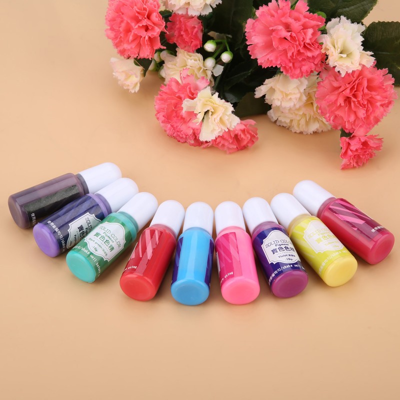 9 Colors 10g Epoxy UV Resin Coloring Dye Colorant Pigment