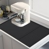 Meiliweser-Coffee Mat Silicone Drying Mat Hide Stains Suitable for Kitchen