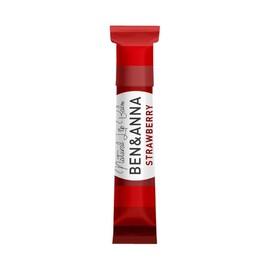 Ben & Anna Natural Lip Balm, Strawberry - 6g, Moisturizing, Plastic Free, Vegan, Cruelty-Free, Eco-Friendly