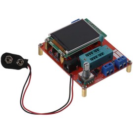 SHUATI Frequency Meter Red Capacitance Multifunctional Transistor Tester PWM GM328 Transistor Tester