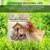 GrubTerra Coop Deodorizer Odor Eliminator for Chicken Pen Suitable for