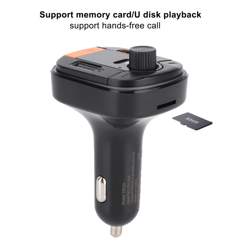 Universal Car MP3 Player Bluetooth Handsfree Calling 2 USB Port