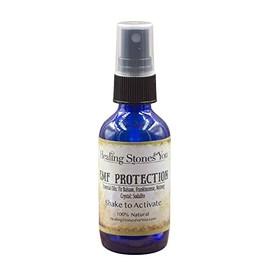 EMF Protection – Crystal Infused Aromatherapy Spray with Essential Oils and Sodalite