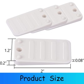 3/6/9 PCS Toilet Leveling Shims, Multi Purpose Plastic Shims Leveling Weight Capacity Wedges Snap Leveler Toilet Shims, Doors, Windows,Table,Furniture Levelers